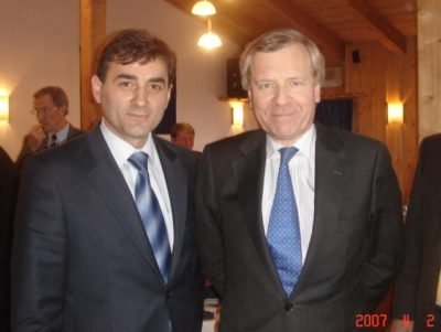 KDTP Genel Başkanı Mahir Yağcılar ve NATO Genel Sekreteri Scheffer Görüştü