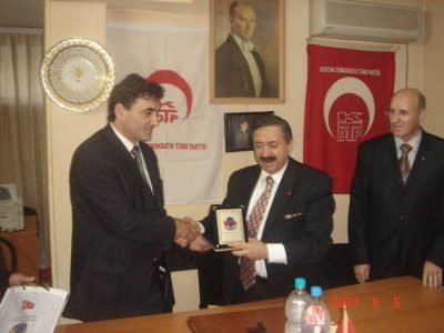 Emniyet Genel Müdürü Oğuz Kağan Köksal KDTP’yi Ziyareti