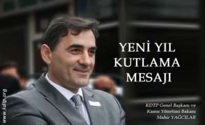 YENİ YIL KUTLAMA MESAJI