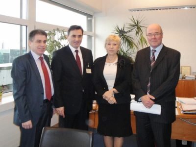 Lüksemburg’da Bakan Yağcılar EUROSTAT Yetkilileriyle Görüştü