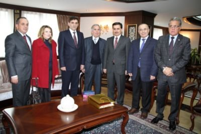 Bakan Yağcılar ve Heyeti Vali Ercan TOPACA Ziyaret