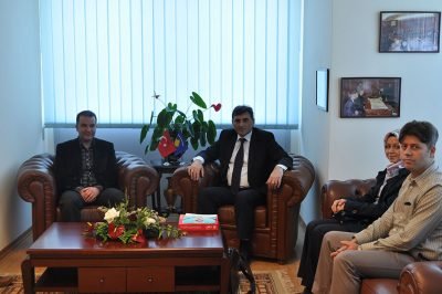 Süleyman Demirel Üniversitesi Heyeti Bakan Yağcılar’ı ziyaret ettiler