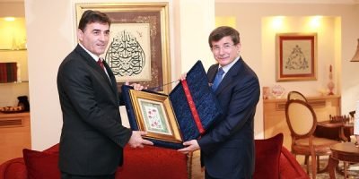 Genel Başkan Mahir Yağcılar, Dışişleri Bakanı Ahmet Davutoğlu’nla görüştü