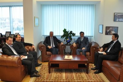 ESNAF Derneği Bakan Yağcıları ziyaret etti