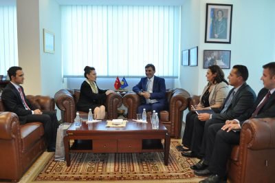 Büyükelçi Kıvılcım Kılıç Bakan Yağcılar’ı ziyaret etti