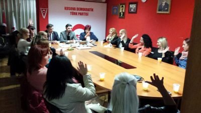 KDTP Prizren Şubesi Kadın Kolları Başkanlı Fidan Jılta