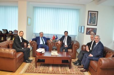 Bakan Yağcılar GAÜN Rektörü Coşkun’u Kabul Etti