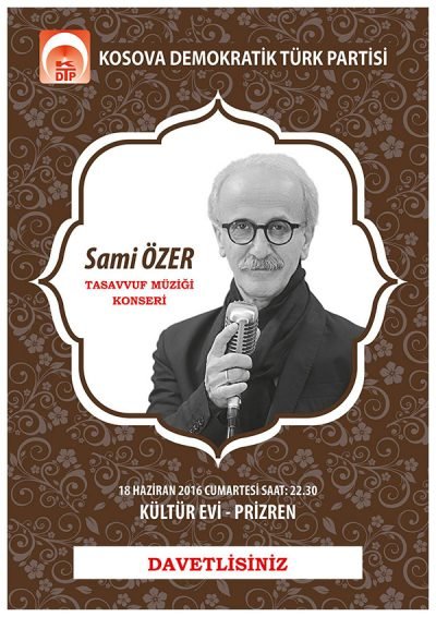Sami ÖZER ile Tasavvuf Müziği Konseri