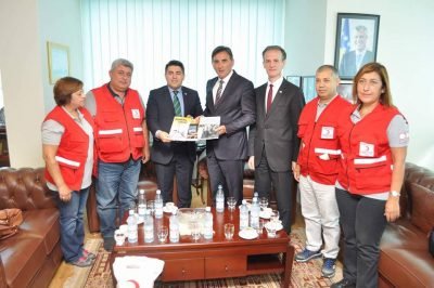 Bakan Yağcılar Türk Kızılay’ı Heyetini Kabul Etti