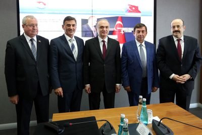 Genel Başkanın Bilim, Sanayi ve Teknoloji Bakanı Faruk Özlü ile Görüşmesi