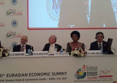 Genel Başkanımız 20. Avrasya Ekonomi Zirvesine Katıldı