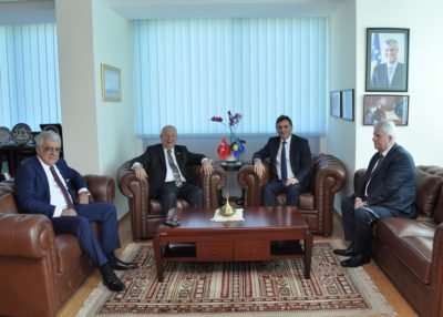 Genel Başkanımız Mahir Yağcılar, Marmara Grubu Genel Başkanı Dr.Akkan Suver makamında kabul etti