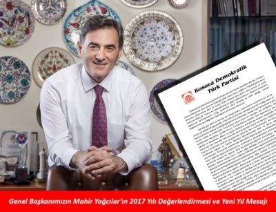 Genel Başkanımızın Mahir Yağcılar’ın 2017 Yılı Değerlendirmesi ve Yeni Yıl Mesajı
