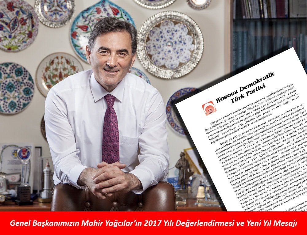 Genel Başkanımızın Mahir Yağcılar’ın 2017 Yılı Değerlendirmesi ve Yeni Yıl Mesajı
