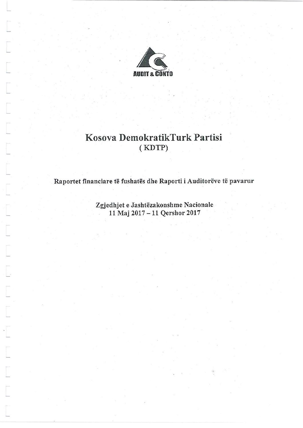 KDTP 2017 Denetim Raporu (Seçimler)