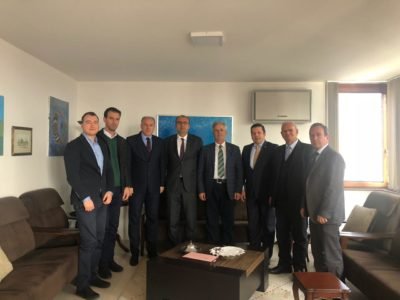 Genel Başkanımız ve Şube Başkanlarımızdan Büyükelçi Sakar’a Nezaket Ziyareti