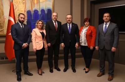 Genel Başkanımız Fikrim Damka İstanbul’da Çavuşoğlu İle Görüştü