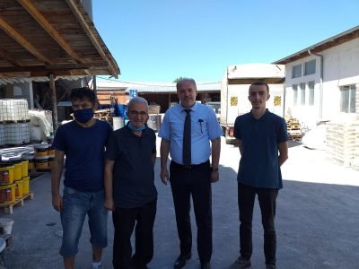 Genel Başkanımız Fikrim Damka Vuçıtrın’da Faaliyetlerini Sürdüren “ECOTECH” N.T.P İş Yerini Ziyarette Bulundu