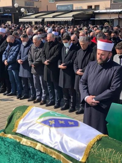 Genel Başkanımız Fikrim Damka, Boşnak Partisi Genel Başkanı’nın Cenaze Merasimine Katıldı