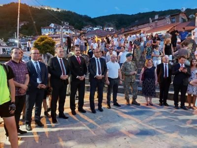 15 Temmuz Etkinlikleri Kapsamında Bisiklet Turu Düzenlendi ve Fenerler Uçurtuldu