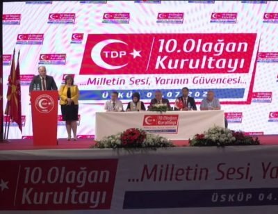 KDTP Heyeti, Kuzey Makedonya’da TDP Kurultayına Katıldı