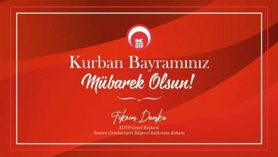 Genel Başkanımızın Kurban Bayramı Mesajı
