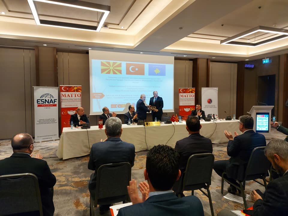 Genel Başkanımız,Türkiye-K.Makedonya-Kosova Üçlü Sosyal-Ekonomik Toplantısına Katıldı