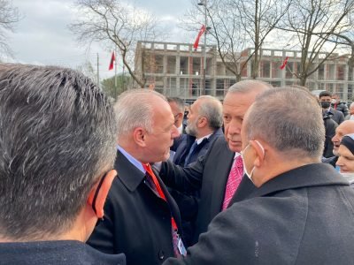 Başkanımız, Arnavutluk’ta T. C. Cumhurbaşkanı Recep Tayyip Erdoğan ve Bakanlarla Görüştü