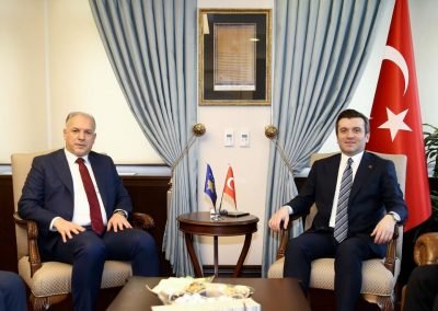 Başkan Damka Dışişleri Bakan Yardımcısı Yavuz Selim Kıran ile Biraraya Geldi