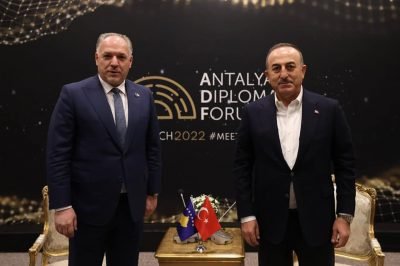 Başkan Damka, T.C. Dışişleri Bakanı Çavuşoğlu İle Görüştü