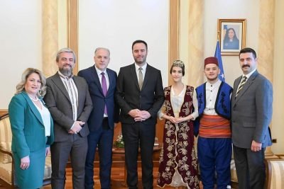 KDTP Heyeti 23 Nisan KTMB vesilesiyle Meclis Başkanını Ziyaret Etti