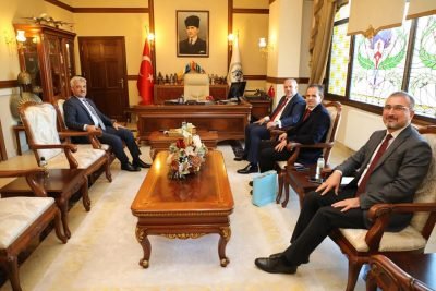 Başkanımız, Erzincan Valisi ve Erzincan Üniversitesi Rektörü ile Bir Araya Geldi