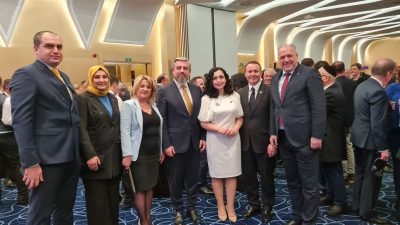 Bakanımız ve Milletvekillerimiz, 17 Şubat Kosova Cumhuriyeti Bağımsızlığınin 15.Yıldönümü Vesilesiyle Tertiplenen Resepsiyona Katılım Sağladı