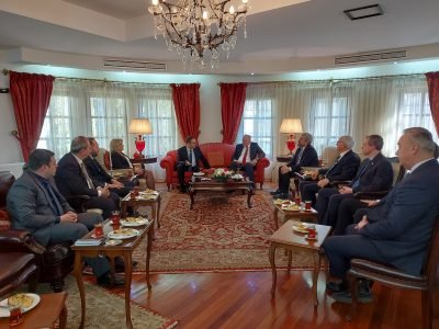 Göreve Yeni Gelen T.C. Priştine Büyükelçisi Tunç Angılı Ziyaret Edildi