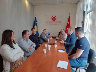 Başkan Damka, KDTP Priştine Şubesini Ziyaret Etti