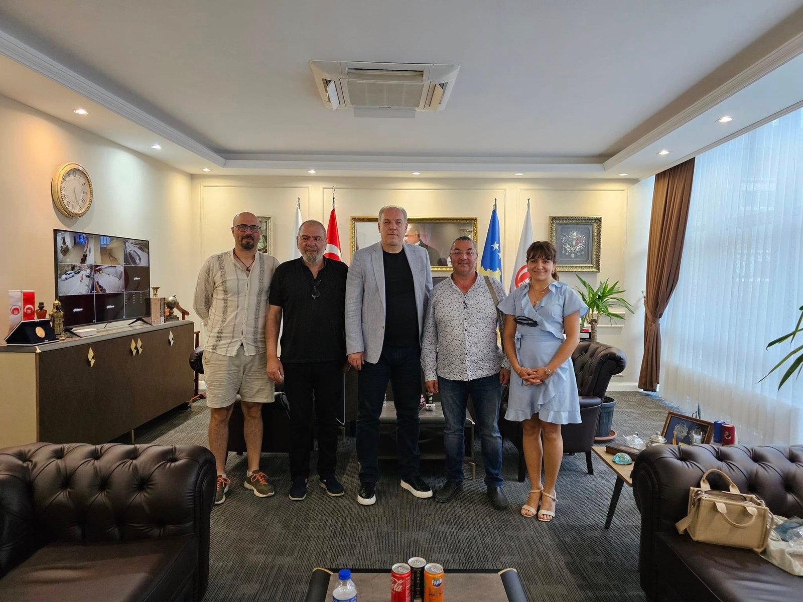 Genel Başkanımız Fikrim Damka, OYÇED Başkanı ve Sanat Kıbrıs Gazetesi Yazı İşleri Müdürü ile Görüştü