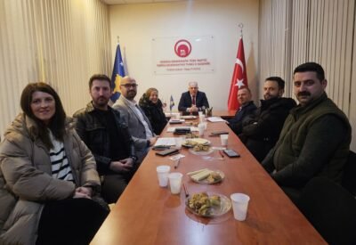 Genel Başkanımız, KDTP Priştine Şubesi ile bir araya geldi