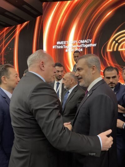 Genel Başkanımız, ADF kapsamında, T.C. Dışişleri Bakanı Hakan Fidan’ın Ev Sahipliğinde Düzenlenen Resepsiyona Katılım Sağladı