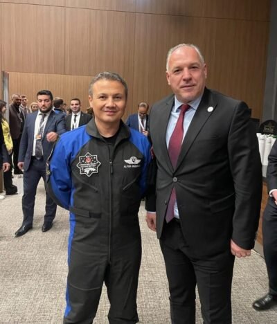 Genel Başkanımız, Türkiye’nin ilk astronotu Alper Gezeravcı İle Görüştü