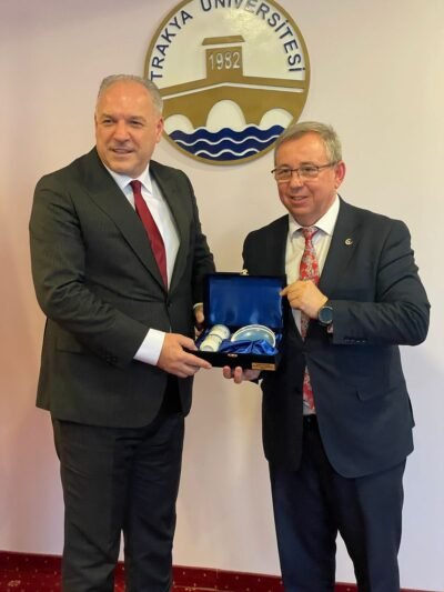 Bakan Damka, Trakya Trakya Üniversitesi Rektörü’ne Ziyarette Bulundu