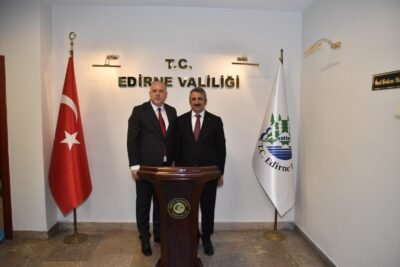 Bakan Damka’dan Edirne Valisine Ziyaret