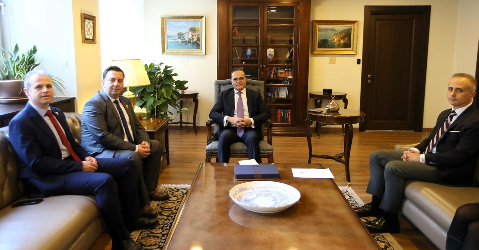 Ankara’da Dışişleri Bakan Yardımcısı Mehmet Kemal Bozay İle Görüşüldü